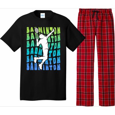 Badminton Player Badminton Funny Gift Pajama Set