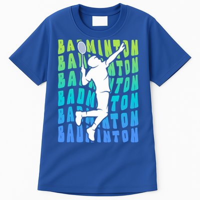 Badminton Player Badminton Funny Gift Tall T-Shirt