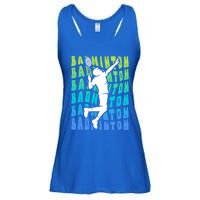 Badminton Player Badminton Funny Gift Ladies Essential Flowy Tank