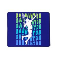 Badminton Player Badminton Funny Gift Mousepad