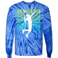 Badminton Player Badminton Funny Gift Tie-Dye Long Sleeve Shirt