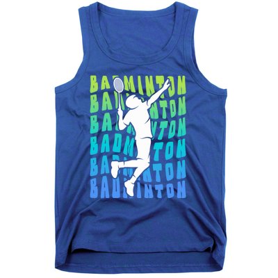 Badminton Player Badminton Funny Gift Tank Top