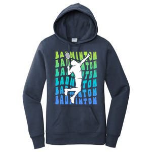 Badminton Player Badminton Funny Gift Women's Pullover Hoodie