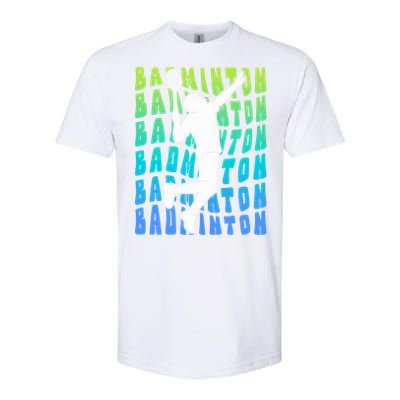 Badminton Player Badminton Funny Gift Softstyle CVC T-Shirt