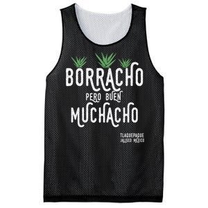 Borracho Pero Buen Muchacho Mexico Saying Mesh Reversible Basketball Jersey Tank