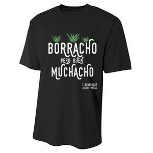 Borracho Pero Buen Muchacho Mexico Saying Performance Sprint T-Shirt