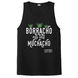 Borracho Pero Buen Muchacho Mexico Saying PosiCharge Competitor Tank