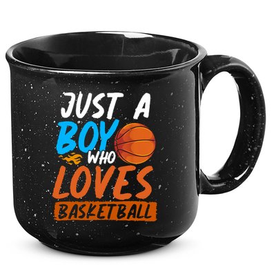 Basketball Player Boy Sport Basketball Lover Basketball 15oz Campfire Ceramic Mug