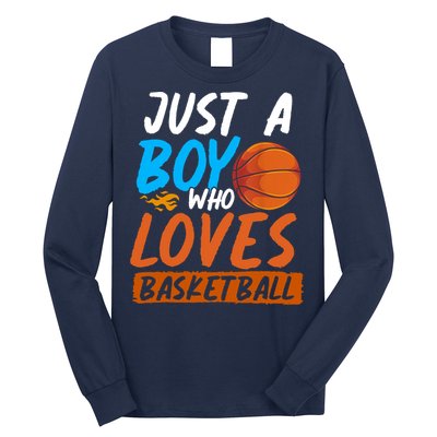 Basketball Player Boy Sport Basketball Lover Basketball Long Sleeve Shirt
