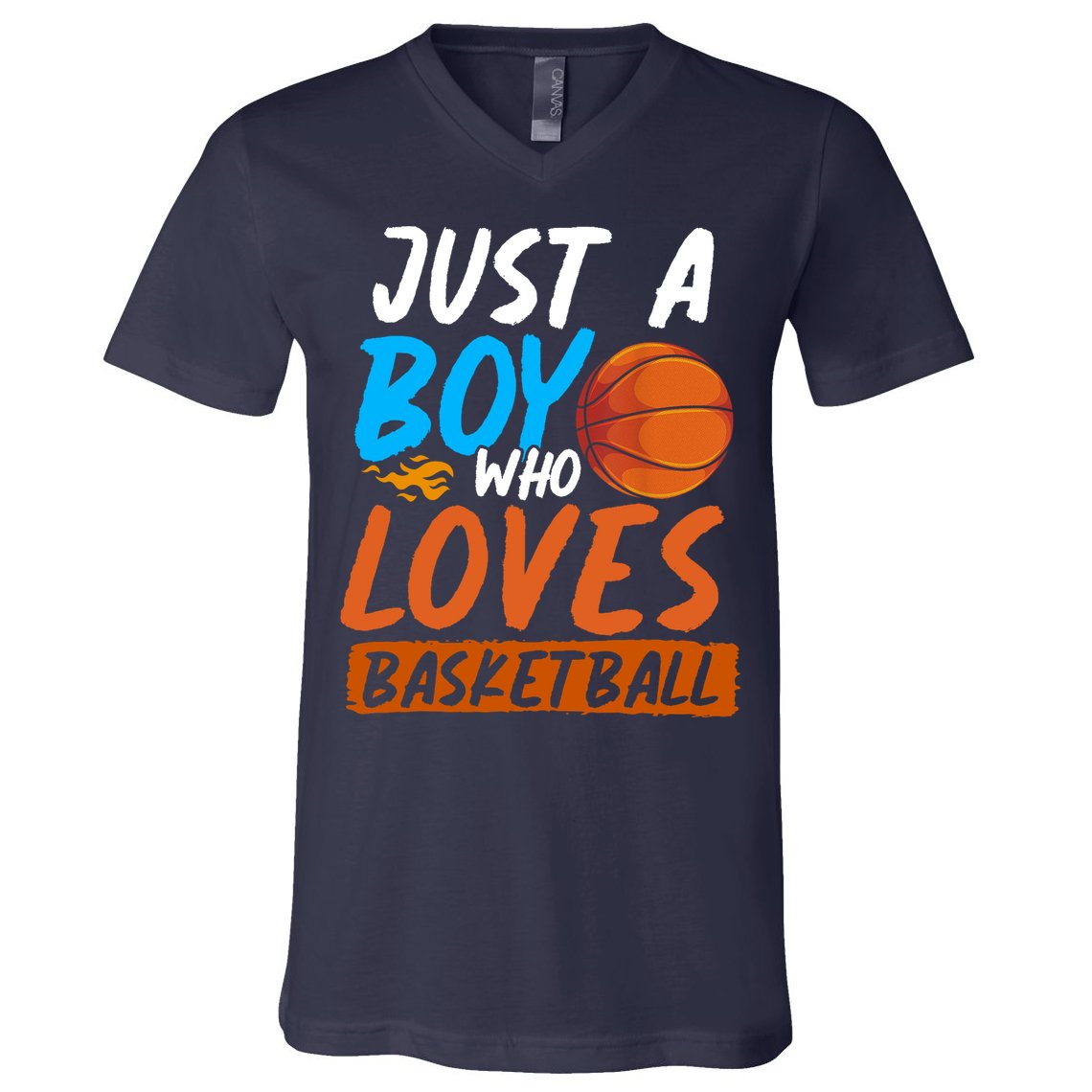 Basketball Player Boy Sport Basketball Lover Basketball V-Neck T-Shirt