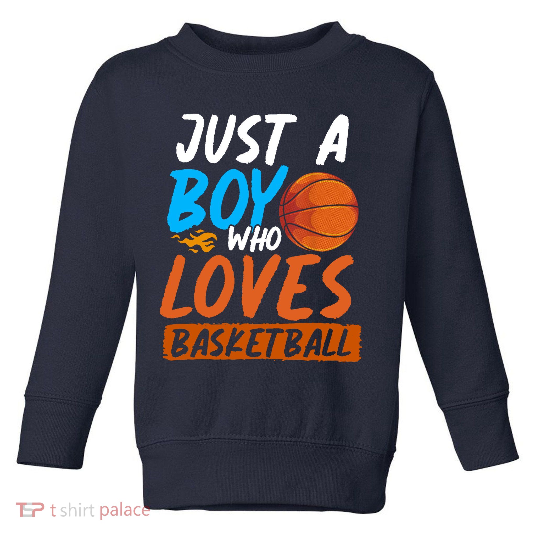 Basketball Player Boy Sport Basketball Lover Basketball Toddler Sweatshirt