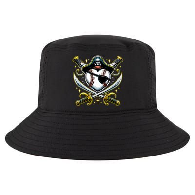 Baseball Pirate Cool Comfort Performance Bucket Hat