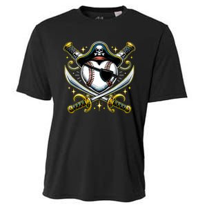 Baseball Pirate Cooling Performance Crew T-Shirt