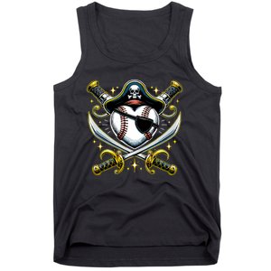 Baseball Pirate Tank Top