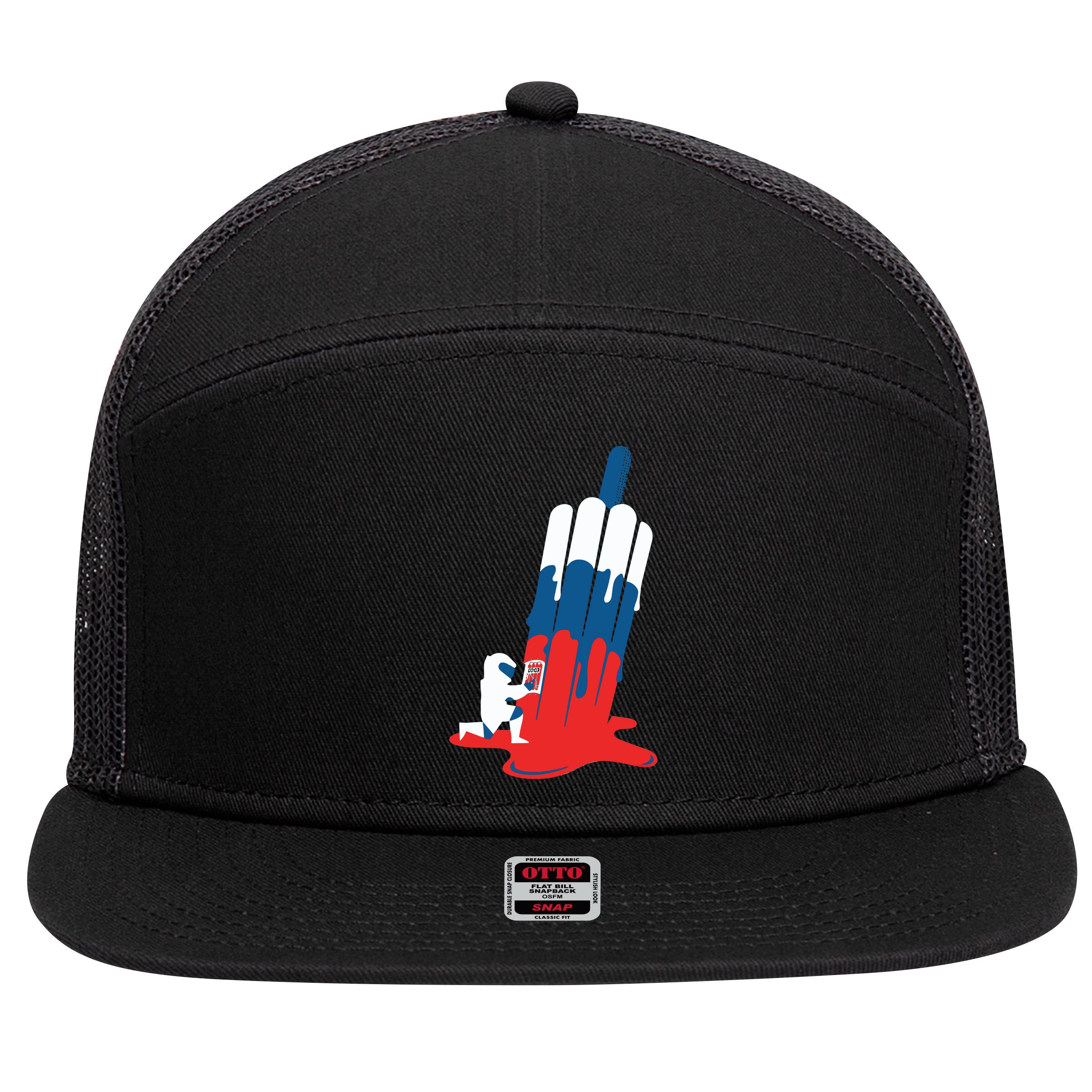 Popsicle Cool Melting POP 7 Panel Mesh Trucker Snapback Hat