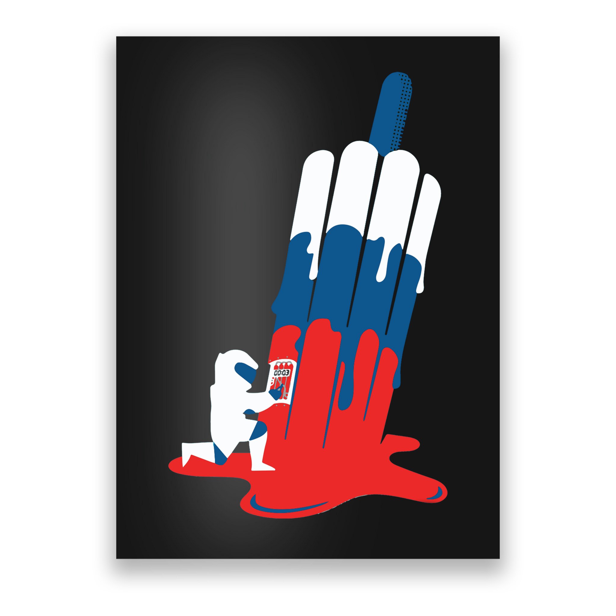 Popsicle Cool Melting POP Poster