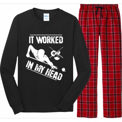 Billiard Player Long Sleeve Pajama Set