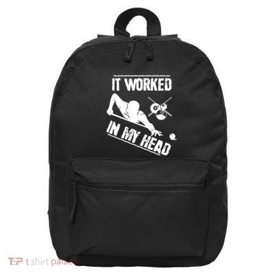 Billiard Player 16 in Basic Backpack