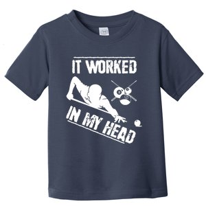 Billiard Player Toddler T-Shirt