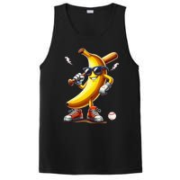 Banana Playing Baseball Funny Baseball Game PosiCharge Competitor Tank