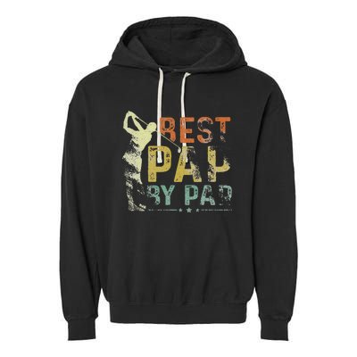 Best Pap By Par Funny Golf Lover Grandpa Golfer Fathers Day Garment-Dyed Fleece Hoodie