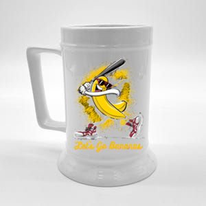 Banana Playing Baseball Fruit Lover Baseball Player Beer Stein