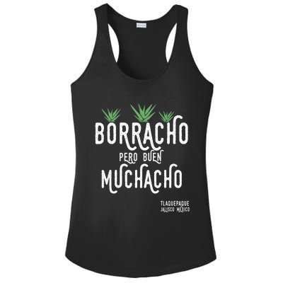 Borracho Pero Buen Muchacho Mexico Saying Ladies PosiCharge Competitor Racerback Tank