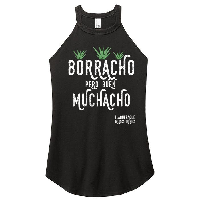 Borracho Pero Buen Muchacho Mexico Saying Women’s Perfect Tri Rocker Tank