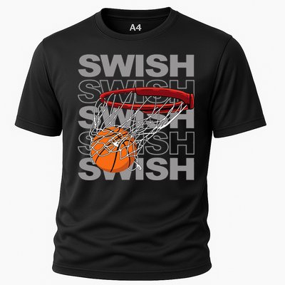 Basketball Player Bball Coach Fan Baller Sports Cooling Performance Crew T-Shirt