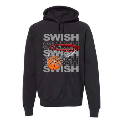 Basketball Player Bball Coach Fan Baller Sports Premium Hoodie