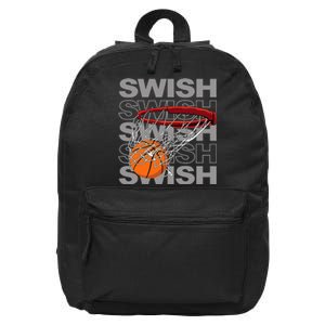 Basketball Player Bball Coach Fan Baller Sports 16 in Basic Backpack