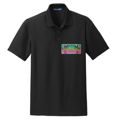 Borracho Pero Buen Muchacho Dry Zone Grid Polo