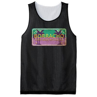 Borracho Pero Buen Muchacho Mesh Reversible Basketball Jersey Tank