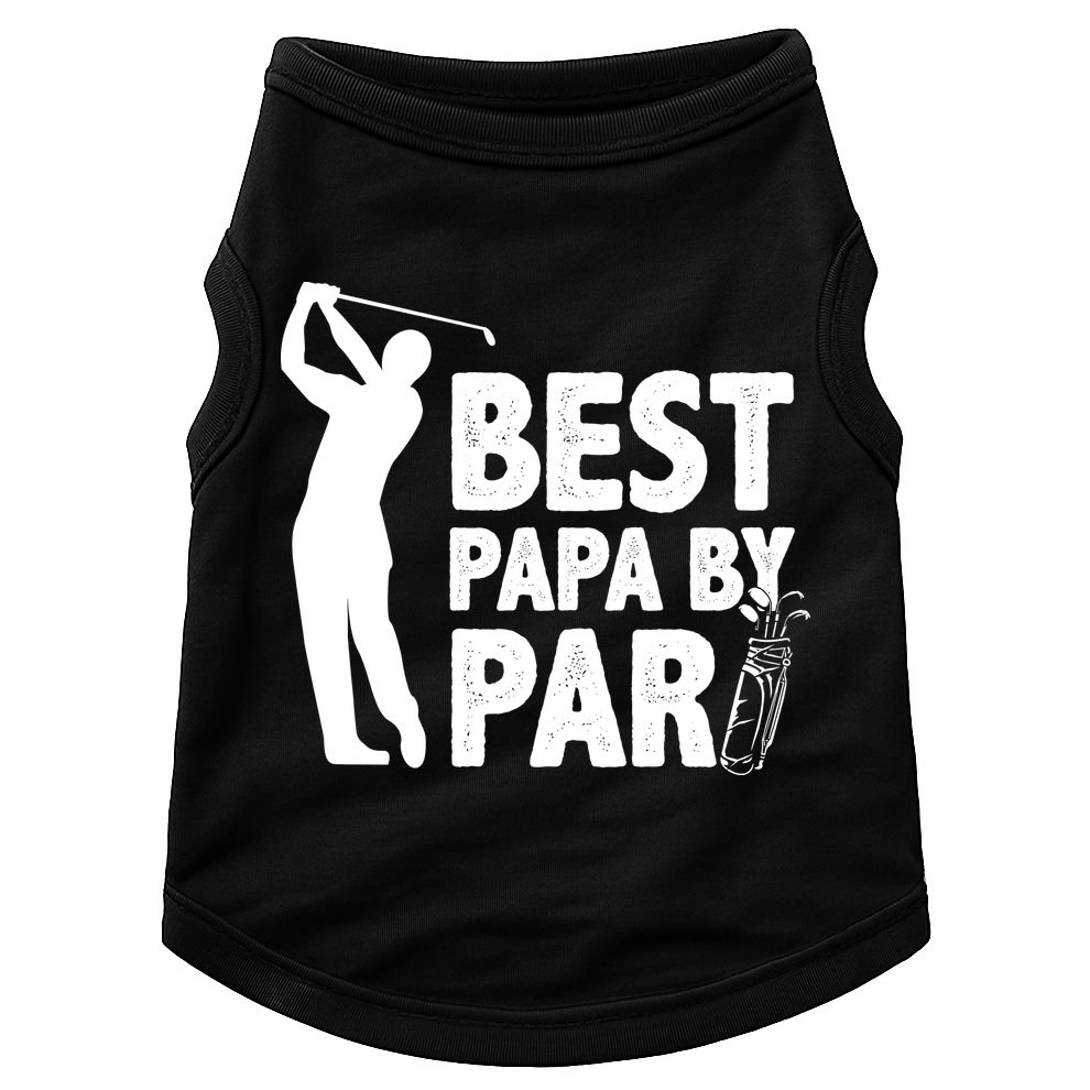 Best Papa By Par Fathers Day Golf Doggie Tank