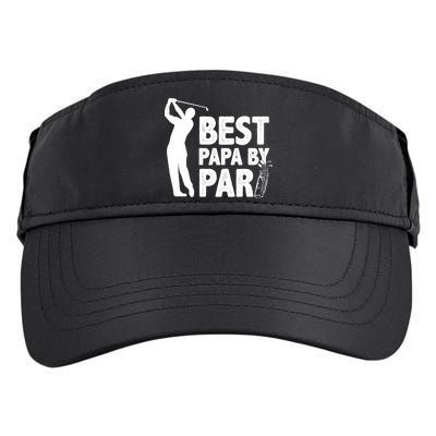 Best Papa By Par Fathers Day Golf Adult Drive Performance Visor