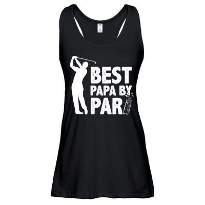 Best Papa By Par Fathers Day Golf Ladies Essential Flowy Tank