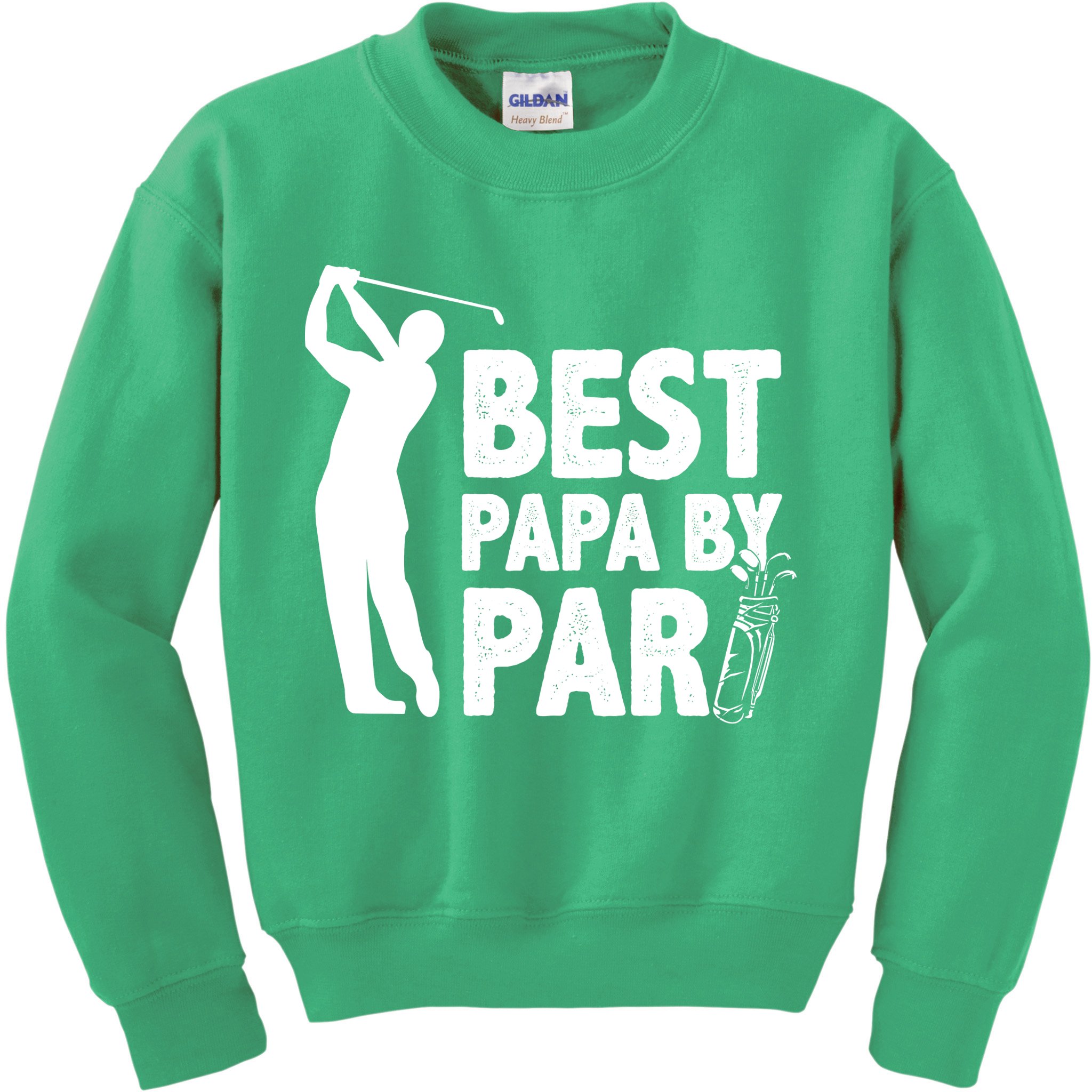 Best Papa By Par Fathers Day Golf Kids Sweatshirt