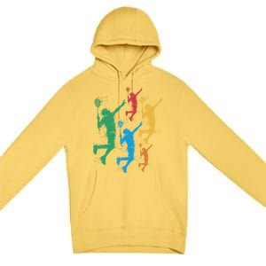 Badminton Players Badminton Gift Premium Pullover Hoodie