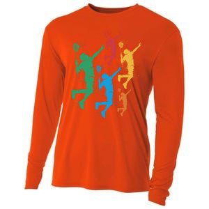 Badminton Players Badminton Gift Cooling Performance Long Sleeve Crew