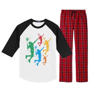 Badminton Players Badminton Gift Raglan Sleeve Pajama Set