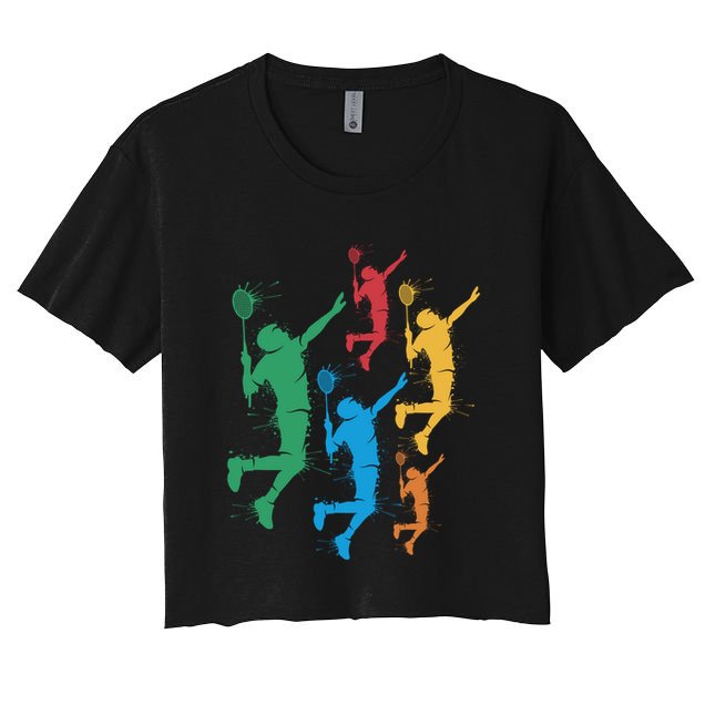 Badminton Players Badminton Gift Crop Top
