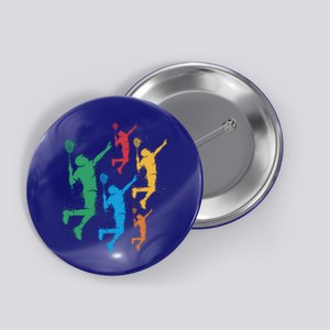 Badminton Players Badminton Gift Button