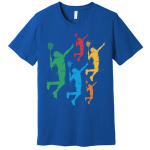 Badminton Players Badminton Gift Premium T-Shirt