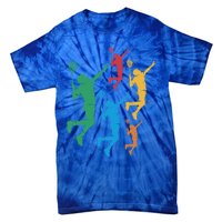 Badminton Players Badminton Gift Tie-Dye T-Shirt