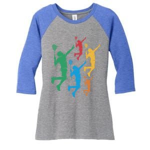 Badminton Players Badminton Gift Women's Tri-Blend 3/4-Sleeve Raglan Shirt