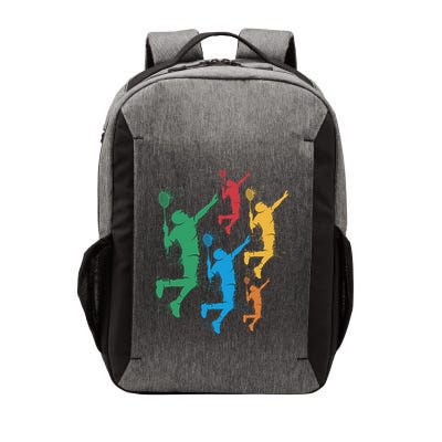 Badminton Players Badminton Gift Vector Backpack