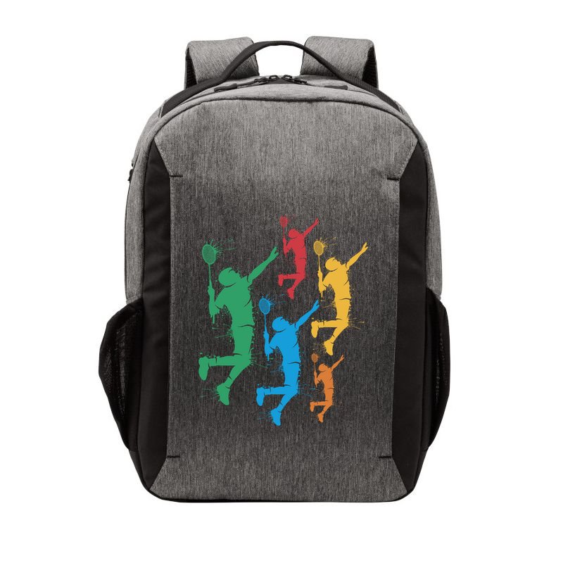 Badminton Players Badminton Gift Vector Backpack