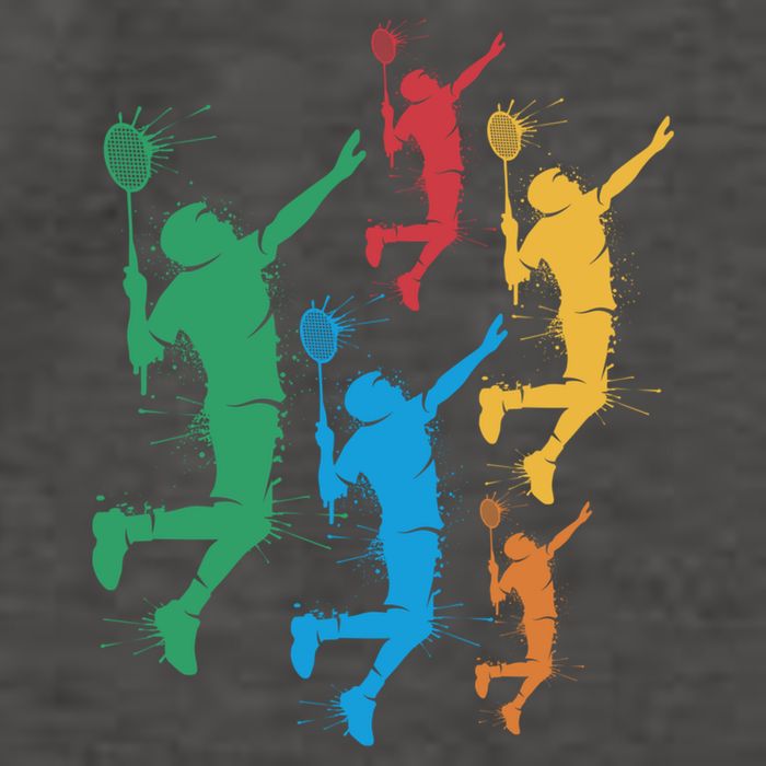 Badminton Players Badminton Gift Vector Backpack