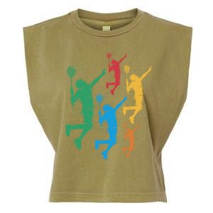 Badminton Players Badminton Gift Garment-Dyed Women's Muscle Tee