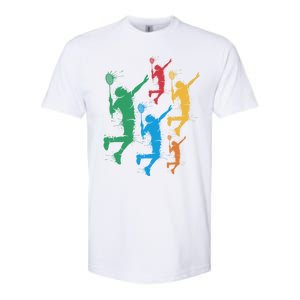 Badminton Players Badminton Gift Softstyle CVC T-Shirt